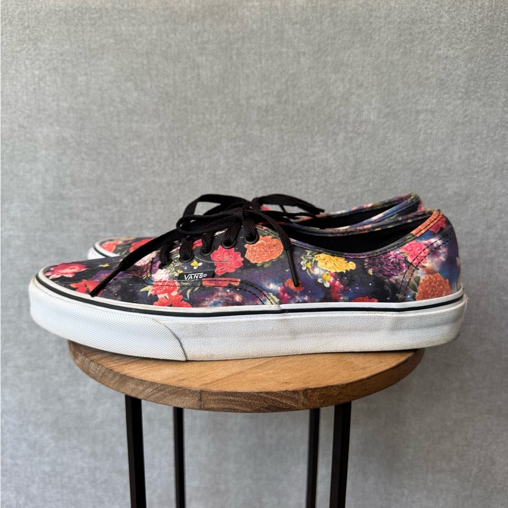 Vans Galaxy Floral Sneakers Shoes Size 10.5